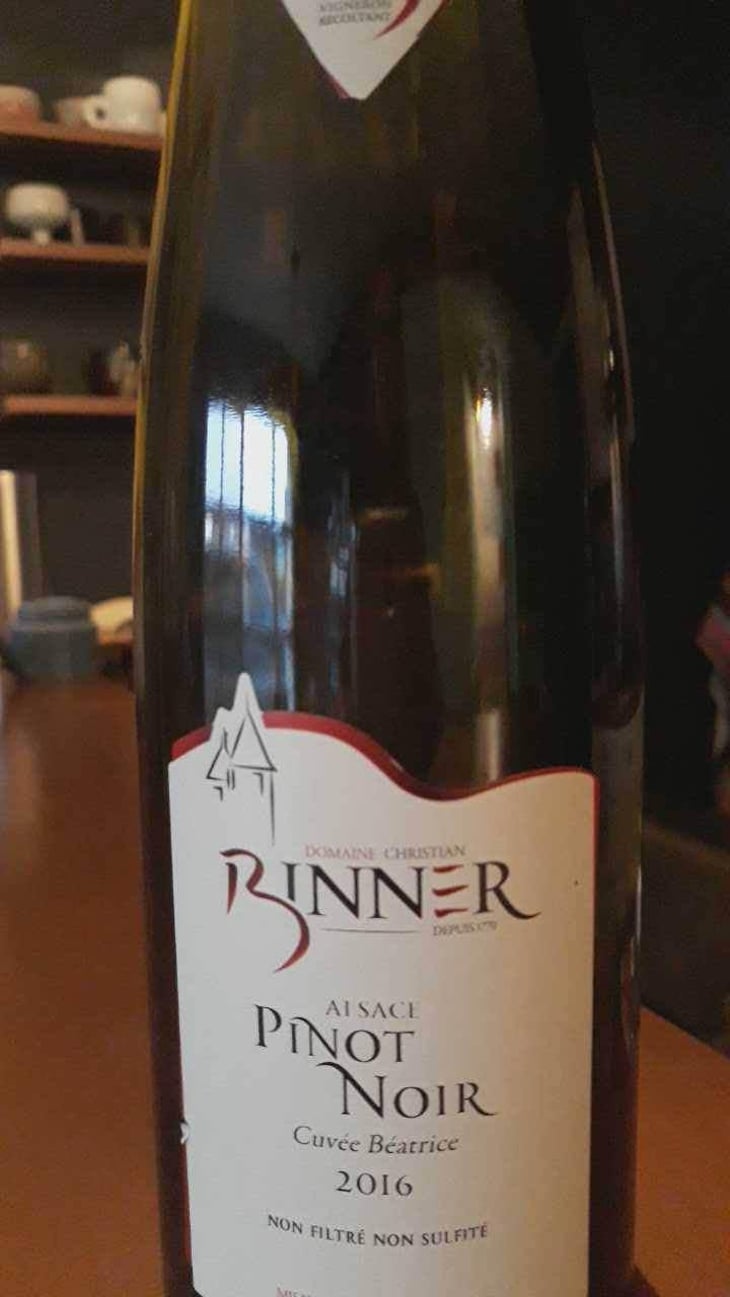 Pinot Noir Cuvée Béatrice - Domaine Christian Binner - Christian Binner et son équipe 