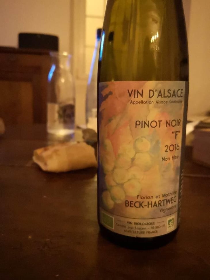 Pinot Noir "F" - Florian & Mathilde Beck-Hartweg - Florian & Mathilde Beck-Hartweg 