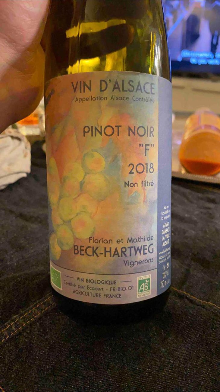 Pinot Noir "F" - Florian & Mathilde Beck-Hartweg - Florian & Mathilde Beck-Hartweg 