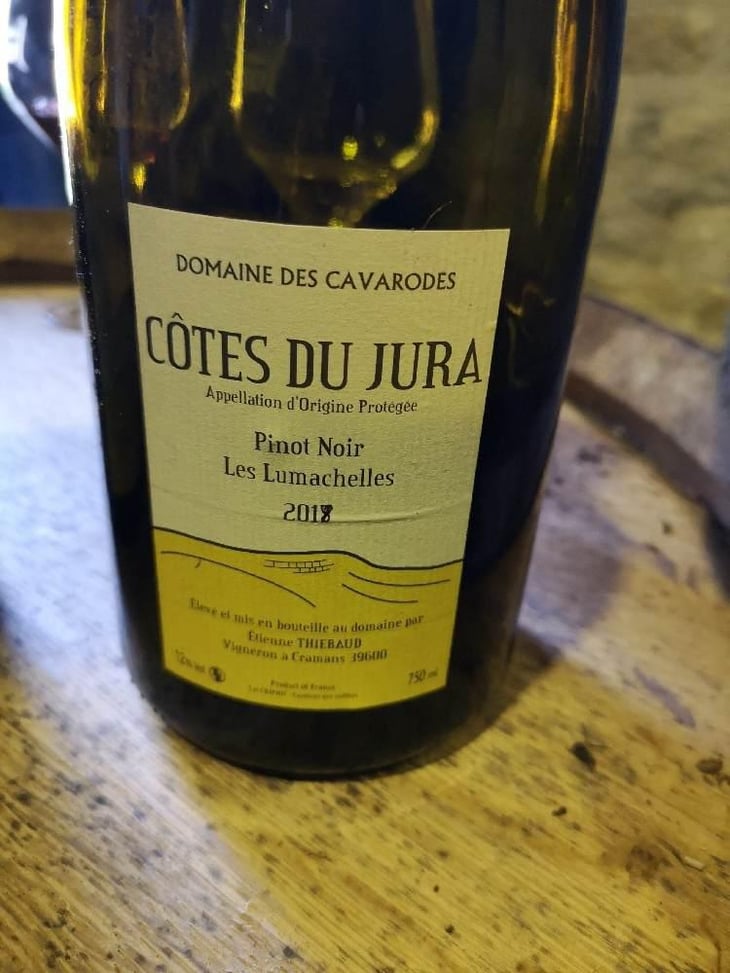 Pinot Noir Les Lumachelles - Domaine des Cavarodes - Etienne Thiebaud 