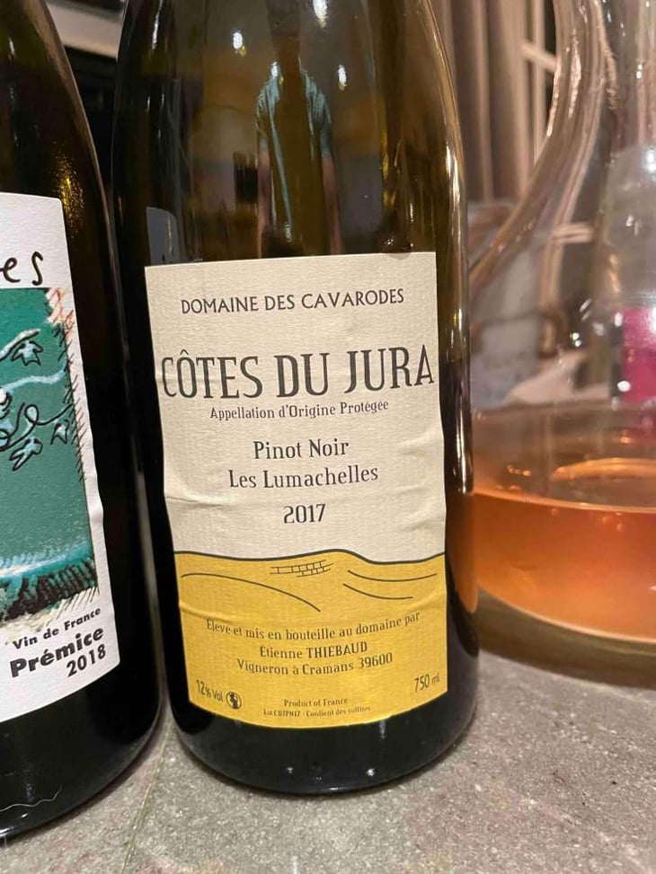 Pinot Noir Les Lumachelles - Domaine des Cavarodes - Etienne Thiebaud 