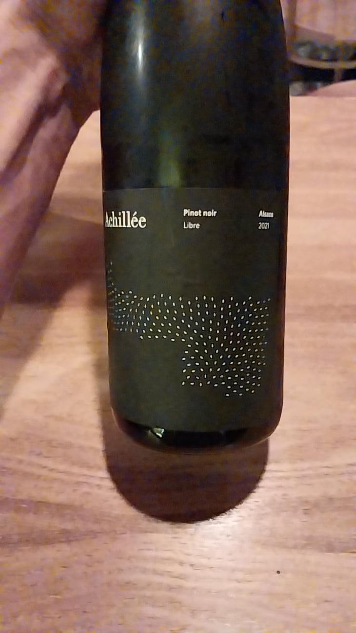 Pinot Noir Libre - Domaine Achillée - Jean & Pierre Dietrich 