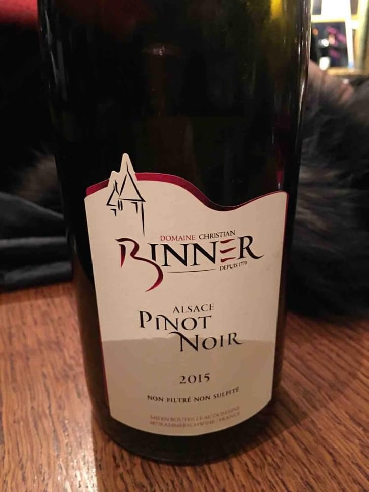 Pinot Noir "Mise de Printemps" - Domaine Christian Binner - Christian Binner et son équipe 