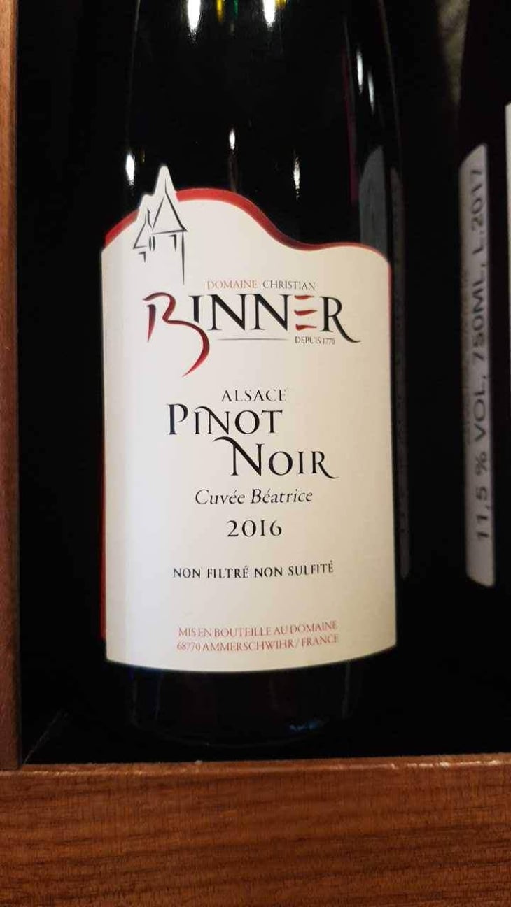 Pinot Noir "Mise de Printemps" - Domaine Christian Binner - Christian Binner et son équipe 