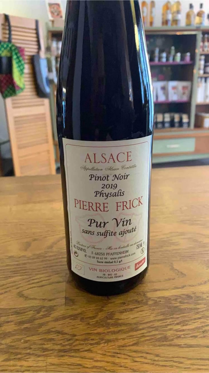 Physalis Pinot Noir - Domaine Pierre Frick - Jean-Pierre, Chantal et Thomas Frick 