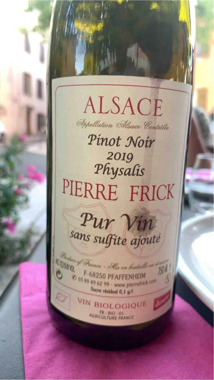 Physalis Pinot Noir - Domaine Pierre Frick - Jean-Pierre, Chantal et Thomas Frick 