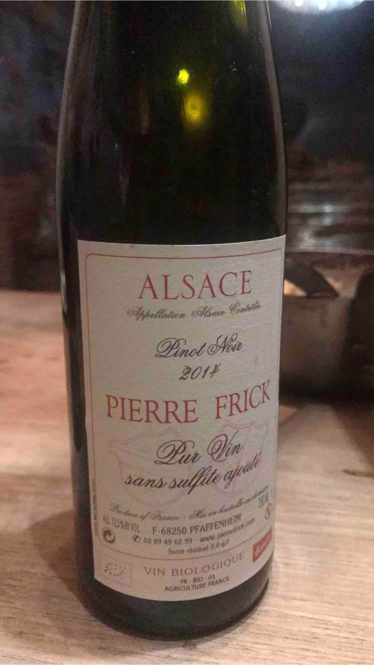 Pinot Noir - Domaine Pierre Frick - Jean-Pierre, Chantal et Thomas Frick 