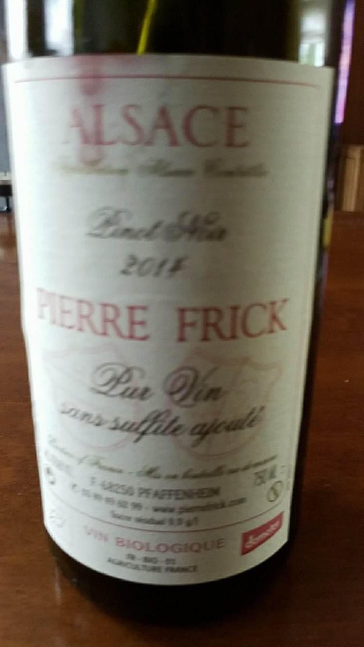 Pinot Noir - Domaine Pierre Frick - Jean-Pierre, Chantal et Thomas Frick 