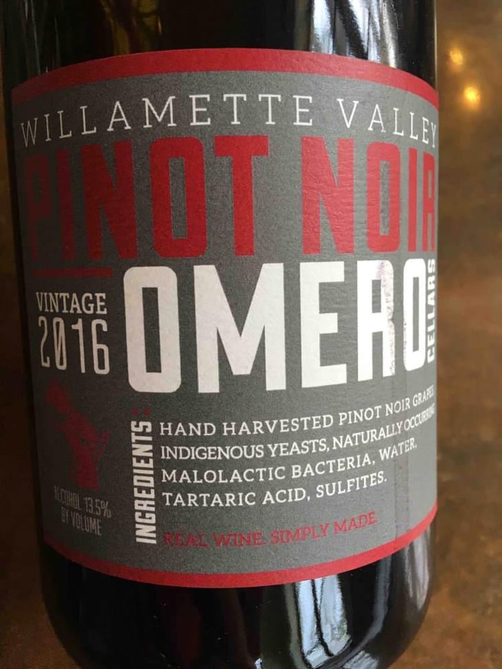 Pinot Noir - Minimus Wines / Omero/ Origin / Craft Wine Co. - Laura Cusick & Meredith Bell 