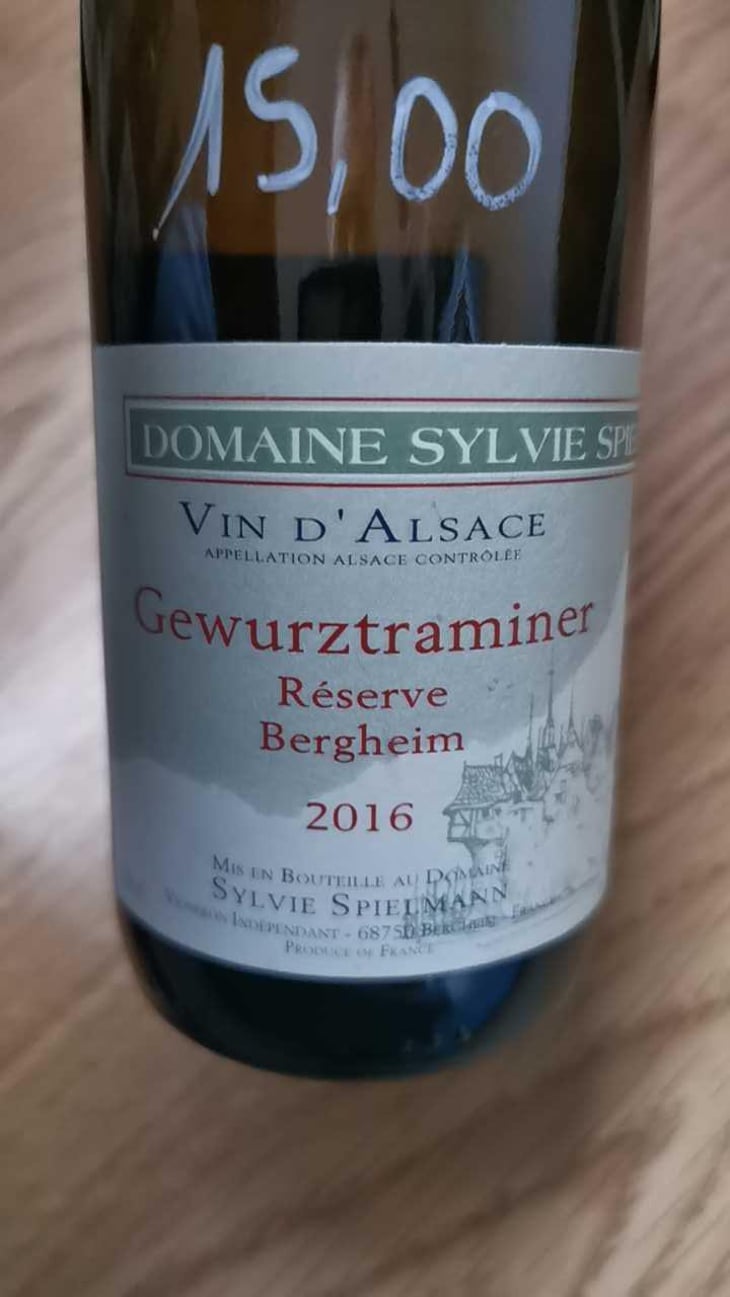 Pinot Noir, Réserve - Sylvie Spielmann - Sylvie Spielmann 