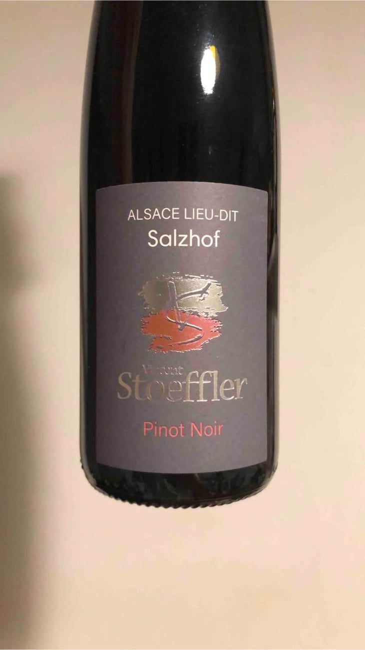 Pinot Noir Salzhof - Domaine Vincent Stoeffler - Vincent & Adrien Stoeffler 