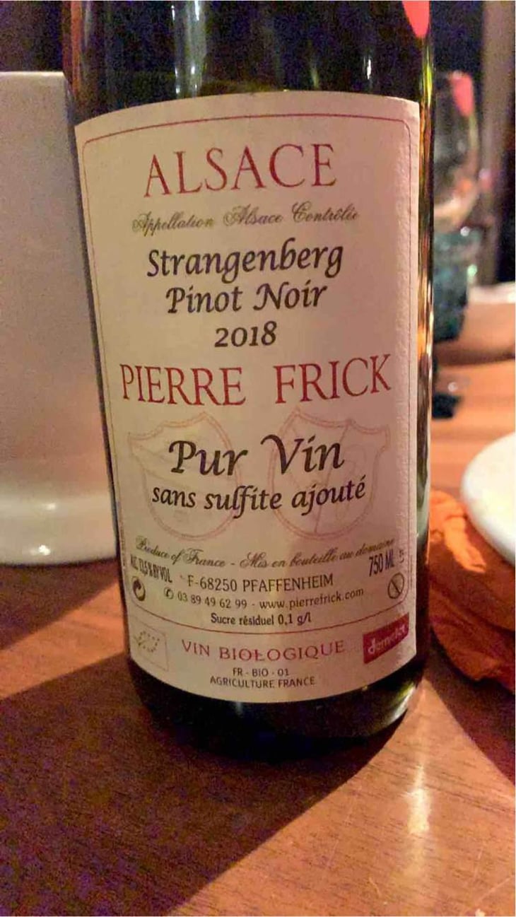 Pinot Noir Stein - Domaine Pierre Frick - Jean-Pierre, Chantal et Thomas Frick 