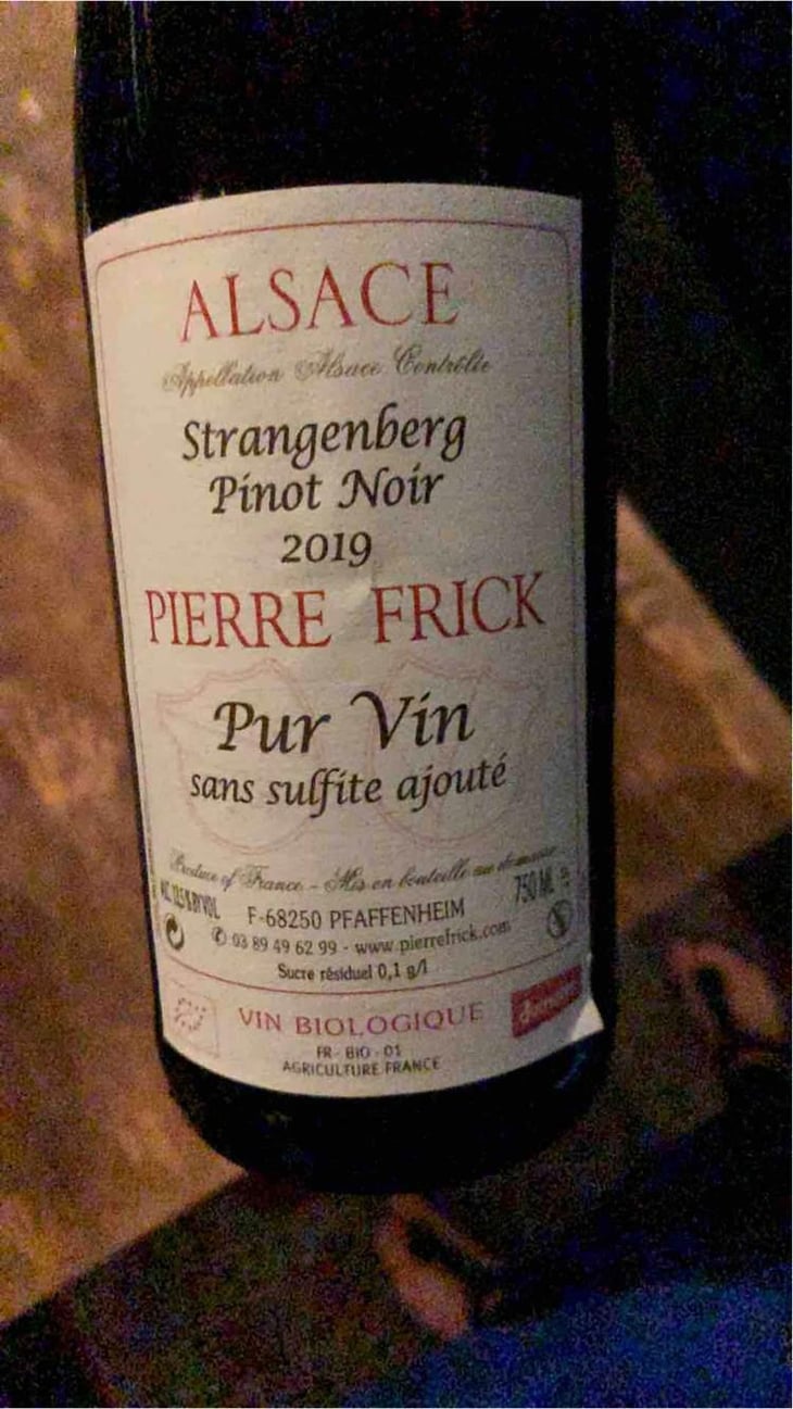 Pinot Noir Stein - Domaine Pierre Frick - Jean-Pierre, Chantal et Thomas Frick 