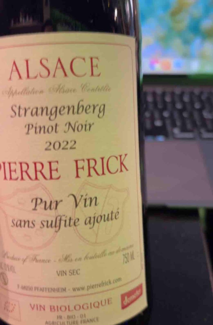 Pinot Noir Stein - Domaine Pierre Frick - Jean-Pierre, Chantal et Thomas Frick 