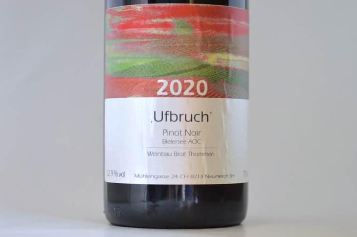 Pinot Noir "Ufbruch" - Weinbau Beat Thommen - Beat Thommen 