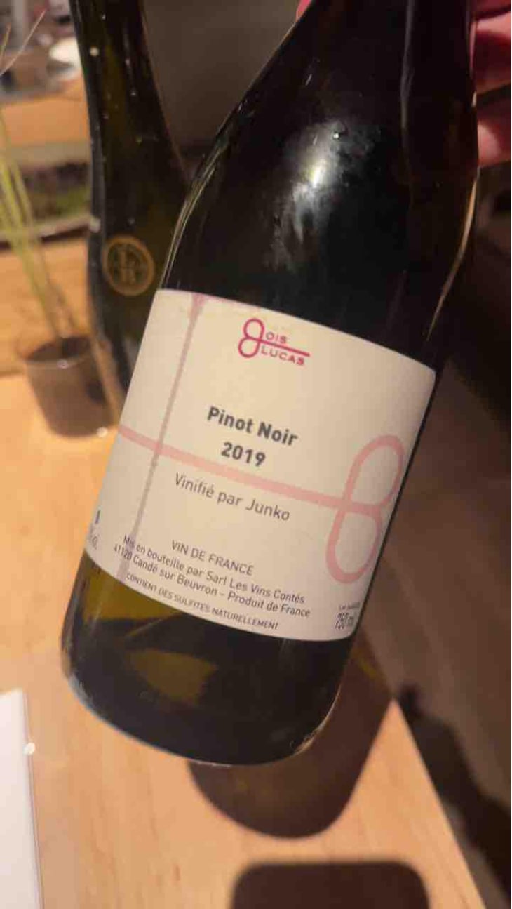 Pinot Noir Vinifie par Junko - Les Vins Contés (CLOSED) - Olivier Lemasson (CLOSED) 