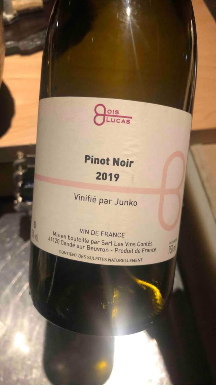 Pinot Noir Vinifie par Junko - Les Vins Contés (CLOSED) - Olivier Lemasson (CLOSED) 