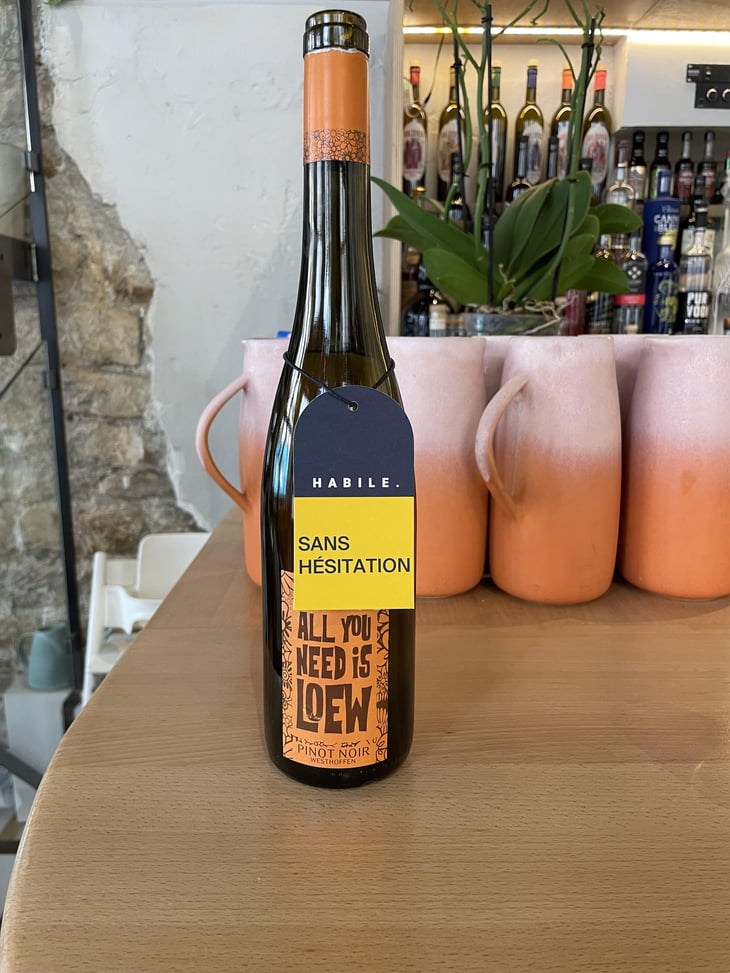 Pinot noir "Westhoffen" - Loew - Caroline & Etienne LOEW -2021