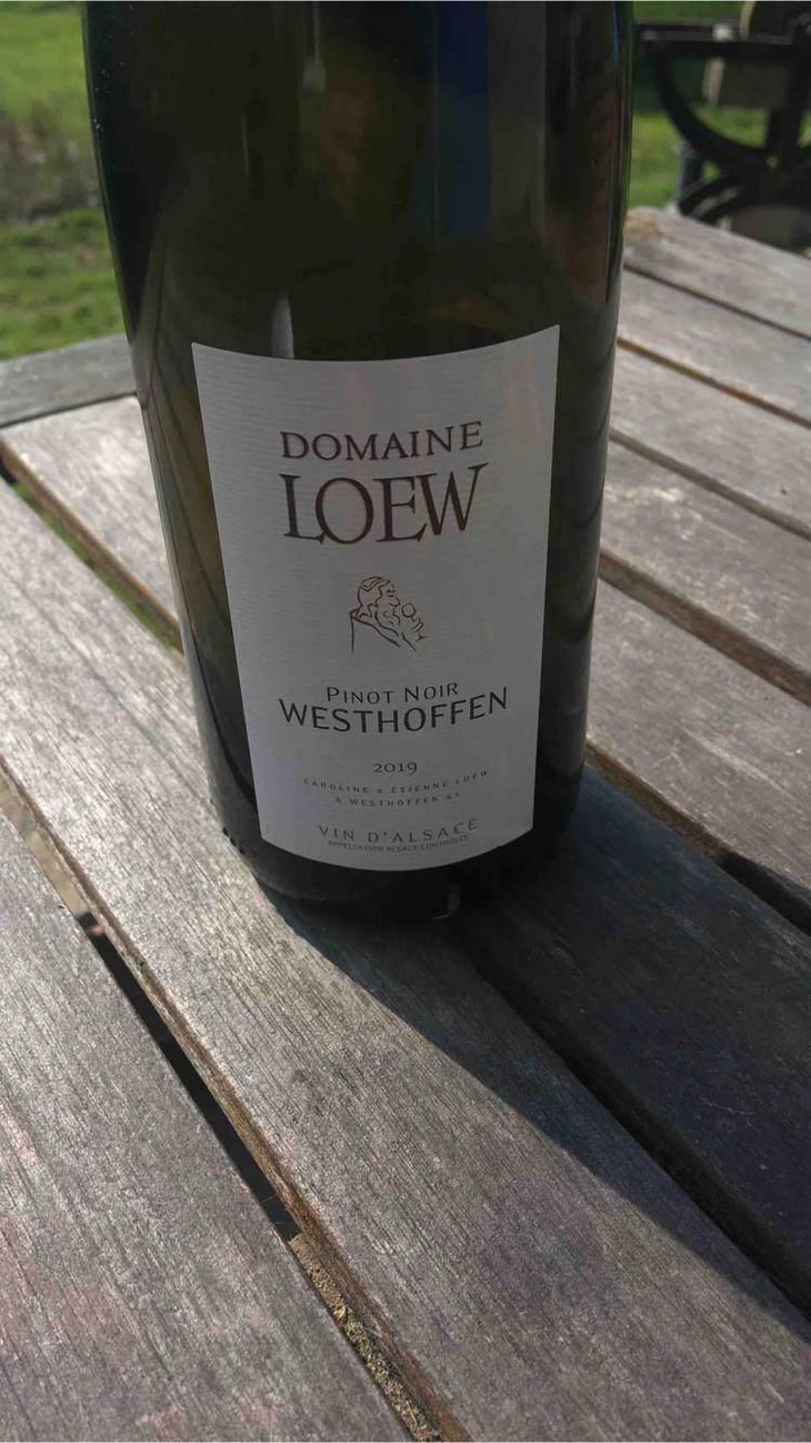 Pinot Noir Westhoffen - Loew - Caroline & Etienne LOEW 