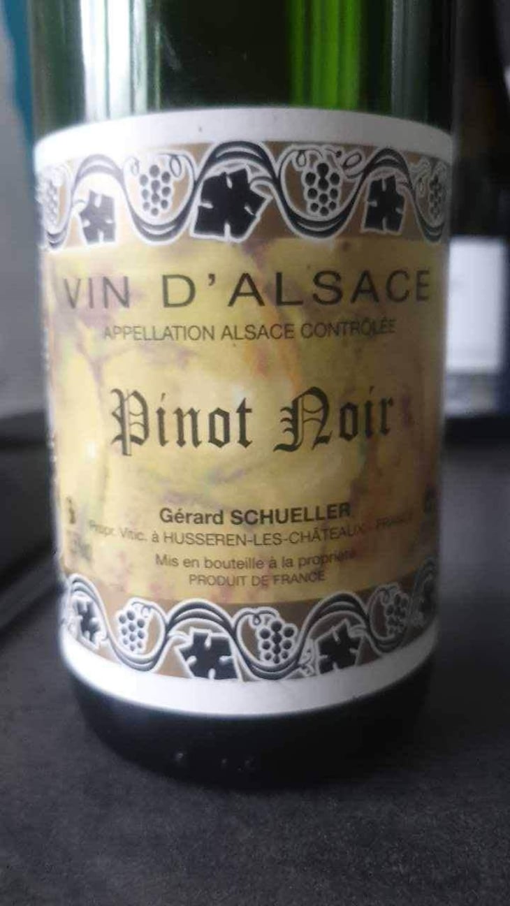Pinot Noir - Gérard Schueller & Fils - Bruno Schueller 