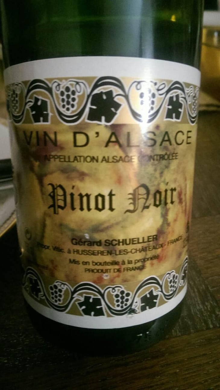 Pinot Noir - Gérard Schueller & Fils - Bruno Schueller 