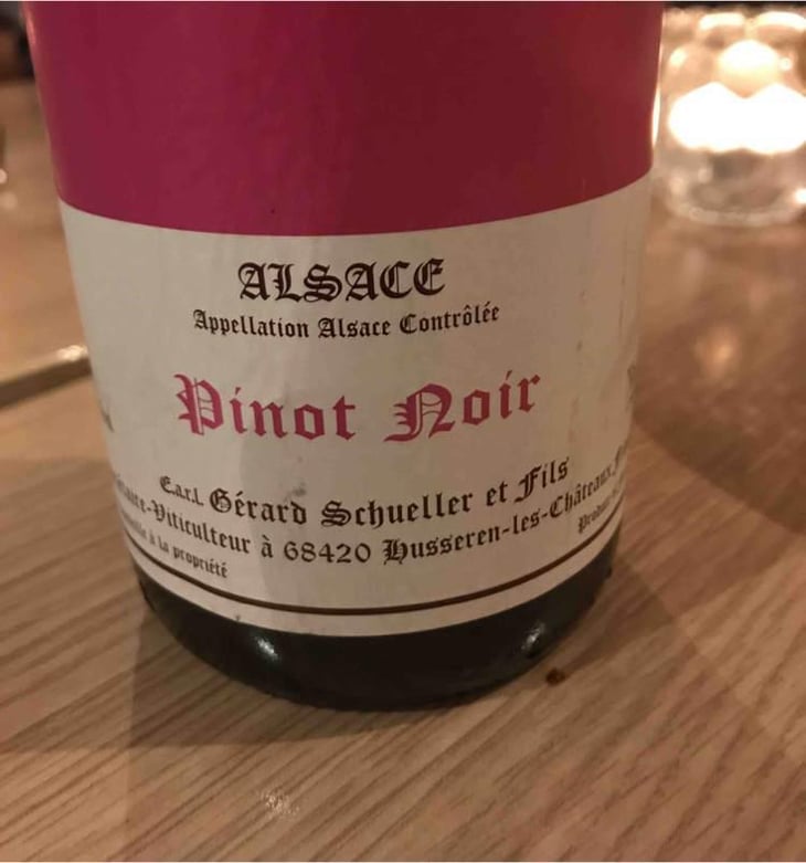 Pinot Noir - Gérard Schueller & Fils - Bruno Schueller 