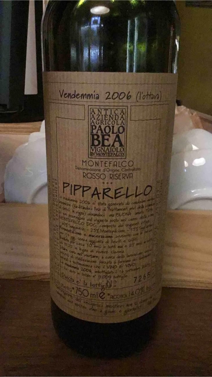 Pipparello - Antica Azienda Agricola Paolo Bea - Giampiero Bea 