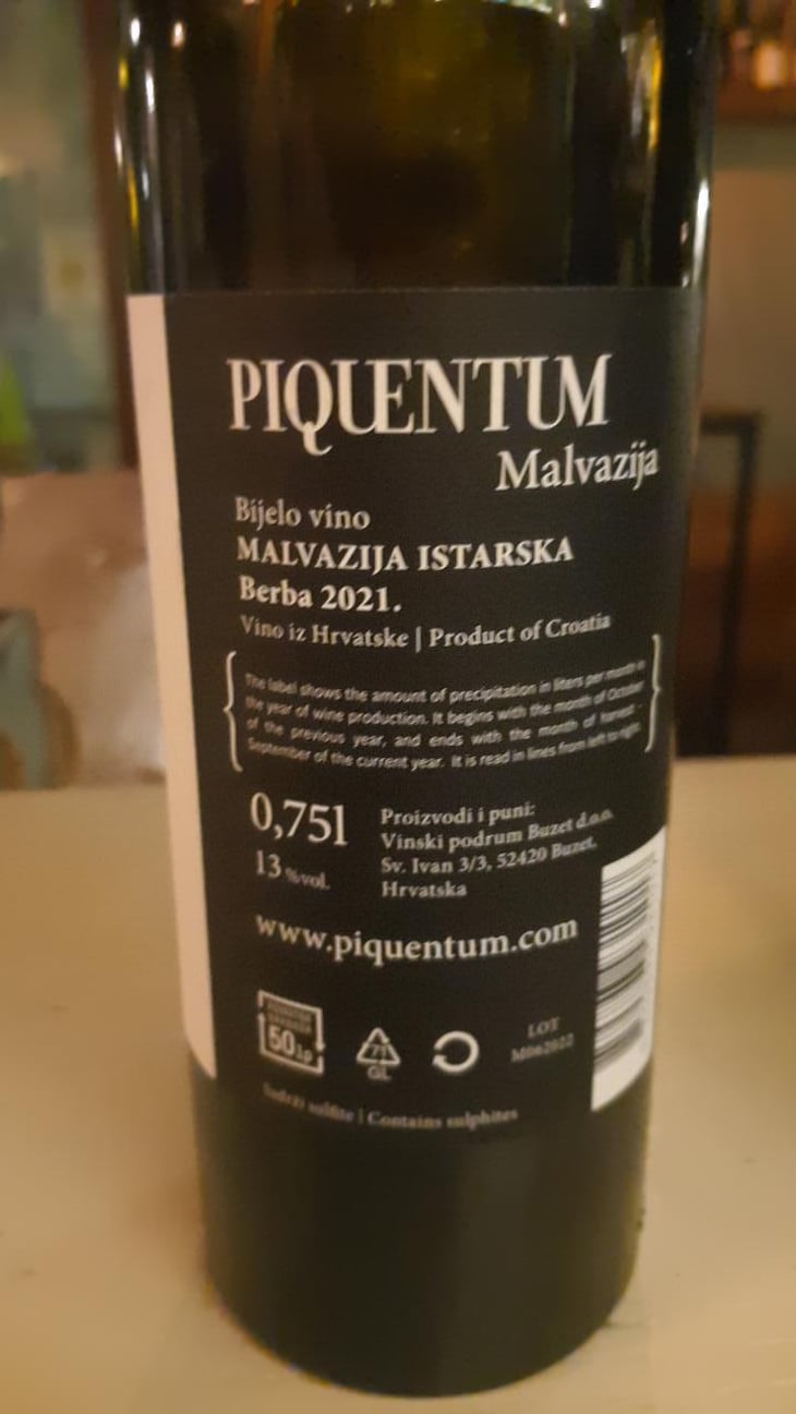 Piquentum Blanc - Piquentum - Dimitri Brečević 
