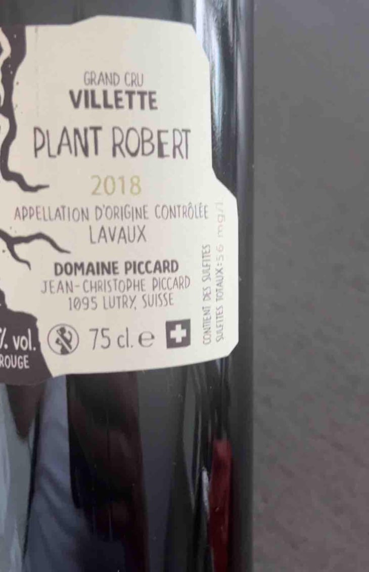 Plant Robert - Domaine Piccard - Jean-Christophe Piccard 