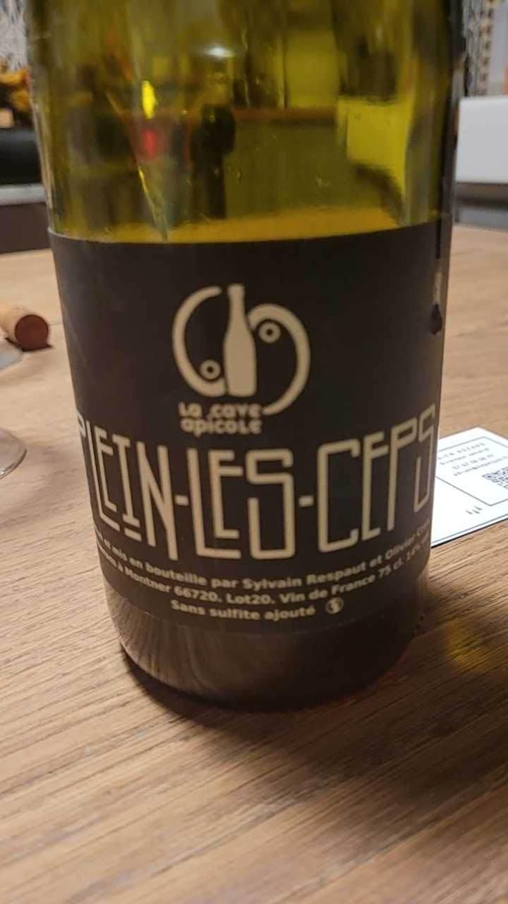 Plein les Ceps (label after 2016) - La Cave Apicole - Sylvain Respaut & Olivier Cros 