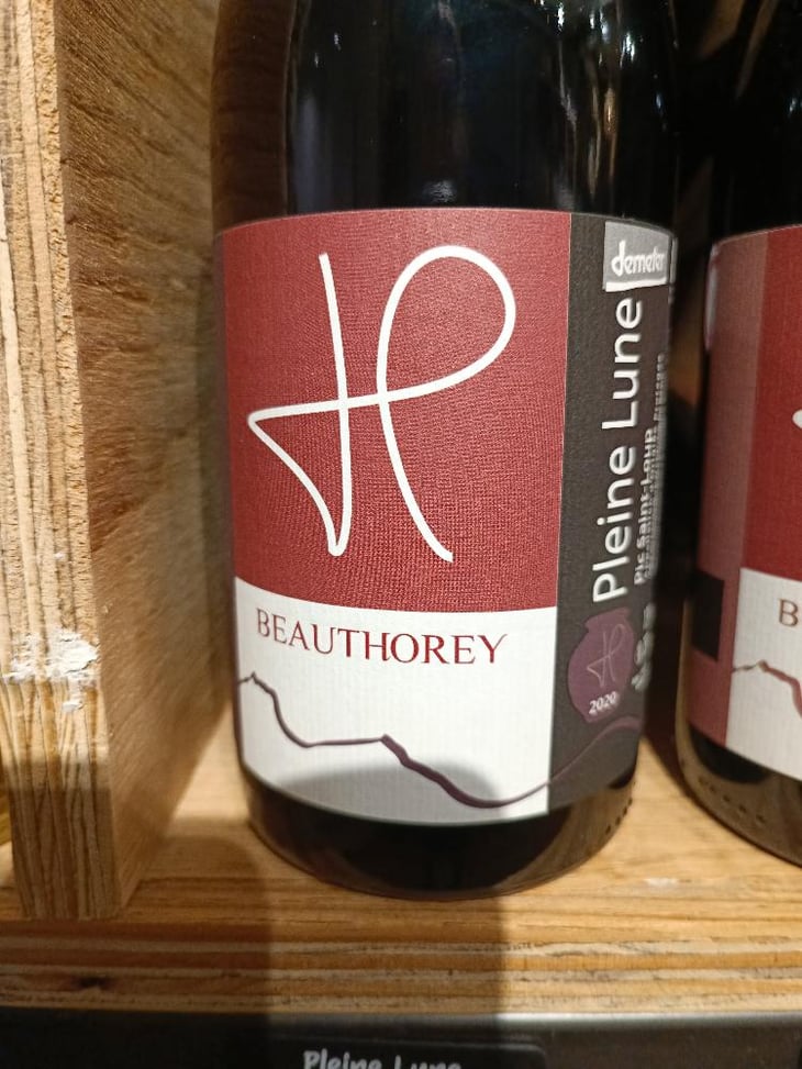 Pleine Lune - Domaine Beauthorey - Christophe Beau 