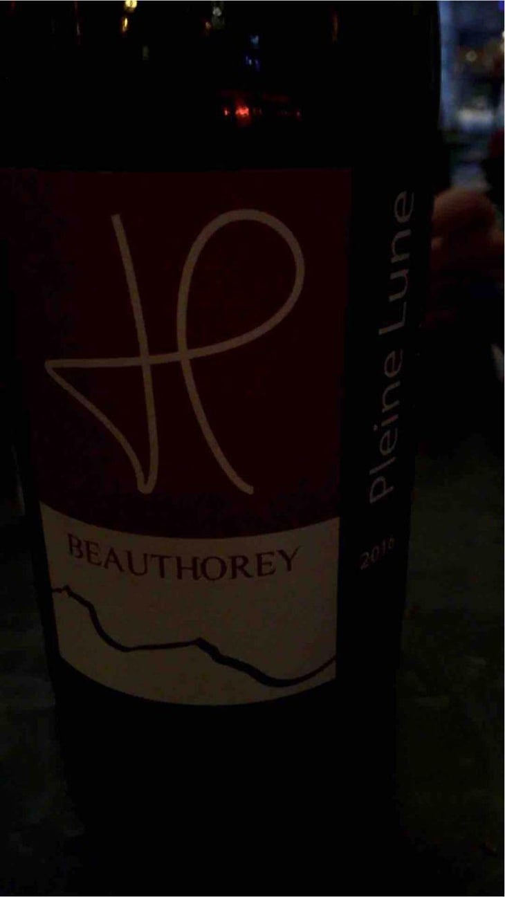 Pleine Lune - Domaine Beauthorey - Christophe Beau 