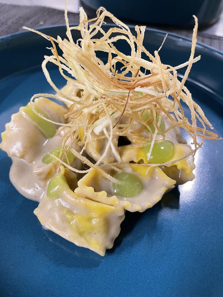 Plina Di Coda Alla Vaccinara, Topinambur, Gel Di Sedano - Osteria del Posto - 636333