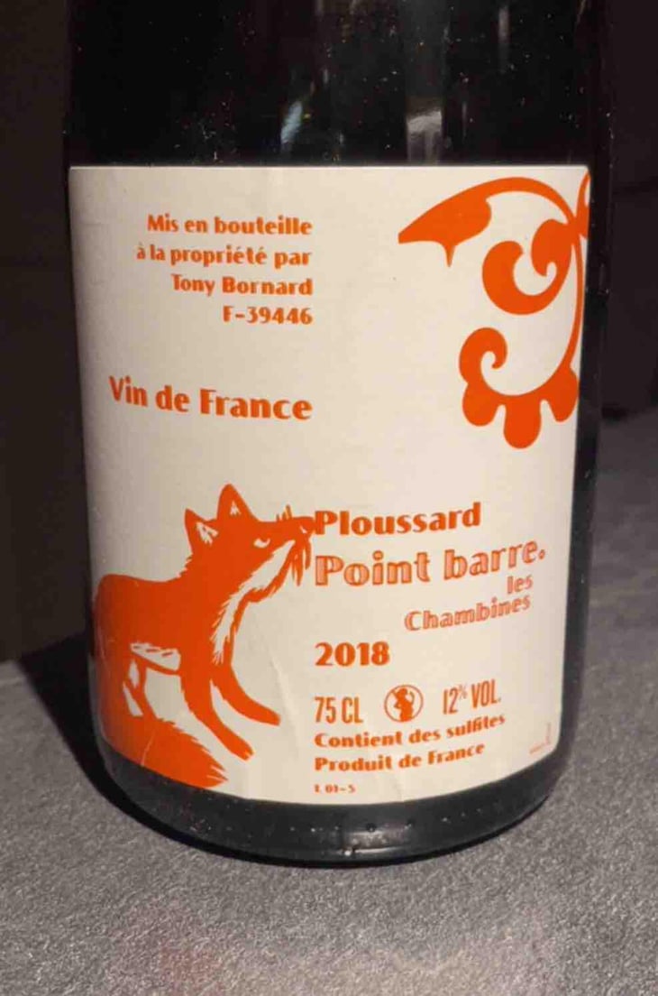 Ploussard Pointe Barre Les Gaudrettes - Domaine Bornard - Philippe Bornard -2018