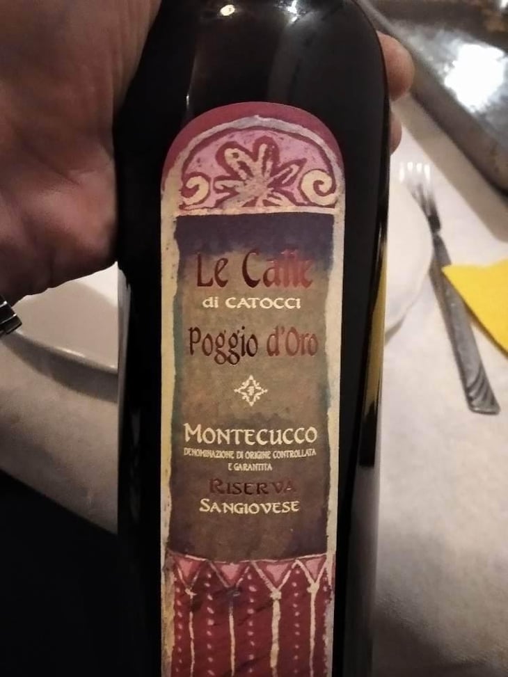 Poggio d'Oro sangiovese Riserva - Le Calle - Riccardo Catocci 