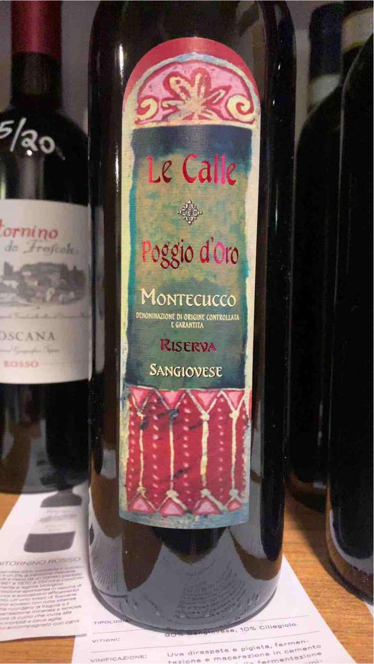 Poggio d'Oro sangiovese Riserva - Le Calle - Riccardo Catocci 