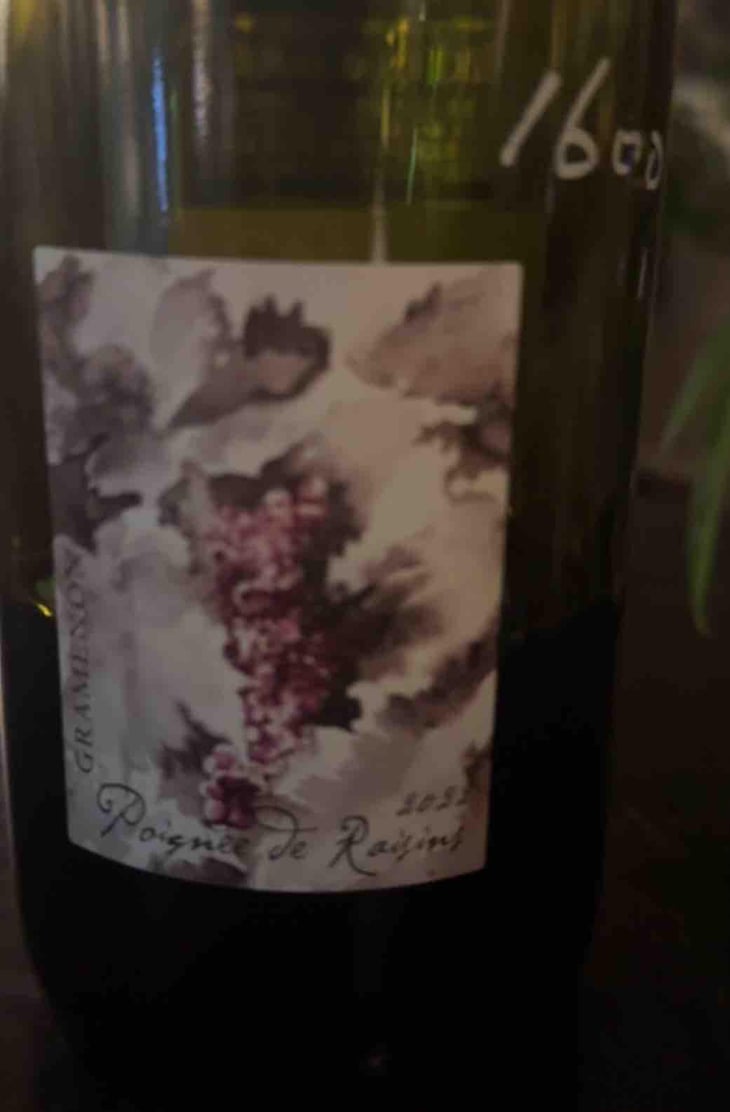 Poignée de Raisin - Domaine Gramenon - Michèle Aubéry-Laurent & Maxime-Francois Laurent 