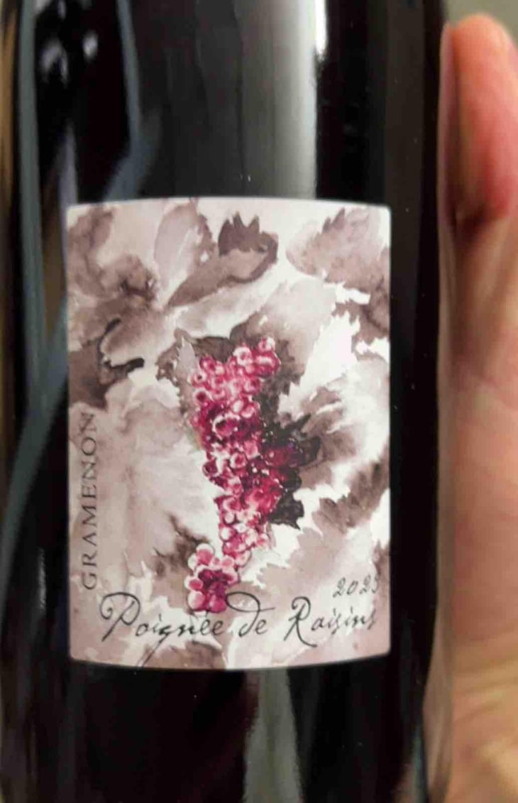 Poignée de Raisin - Domaine Gramenon - Michèle Aubéry-Laurent & Maxime-Francois Laurent 