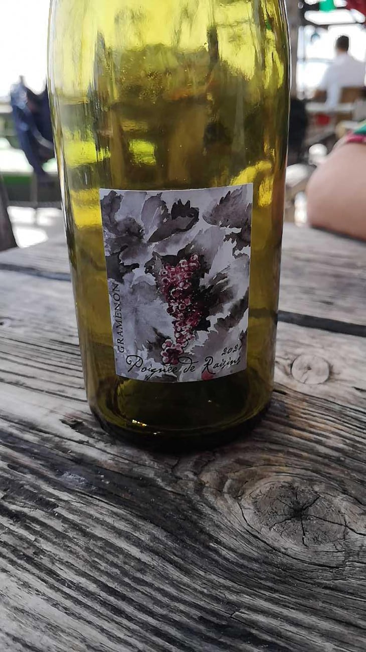 Poignée de Raisin - Domaine Gramenon - Michèle Aubéry-Laurent & Maxime-Francois Laurent 