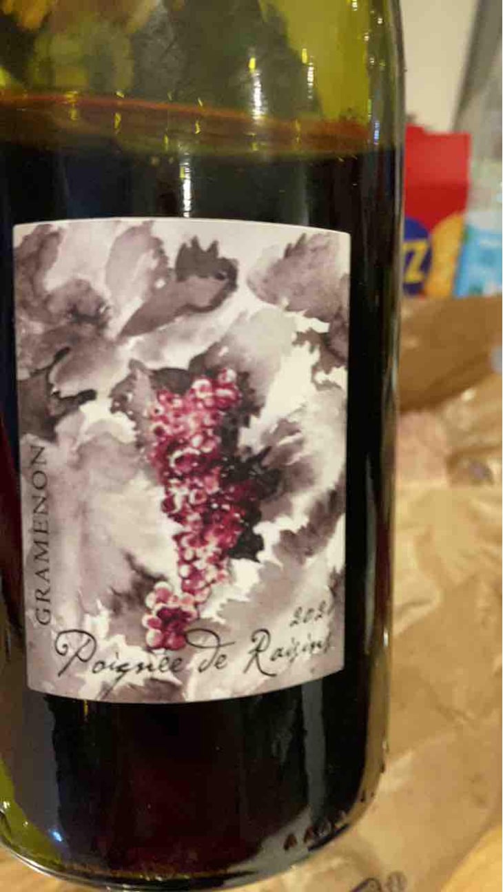 Poignée de Raisin - Domaine Gramenon - Michèle Aubéry-Laurent & Maxime-Francois Laurent 