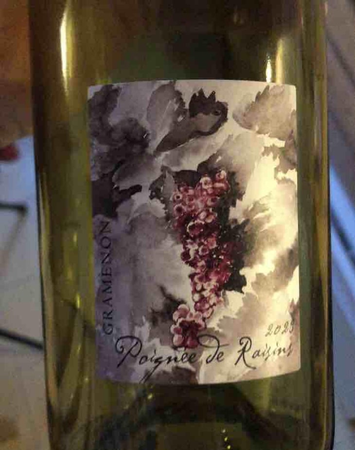Poignée de Raisin - Domaine Gramenon - Michèle Aubéry-Laurent & Maxime-Francois Laurent 