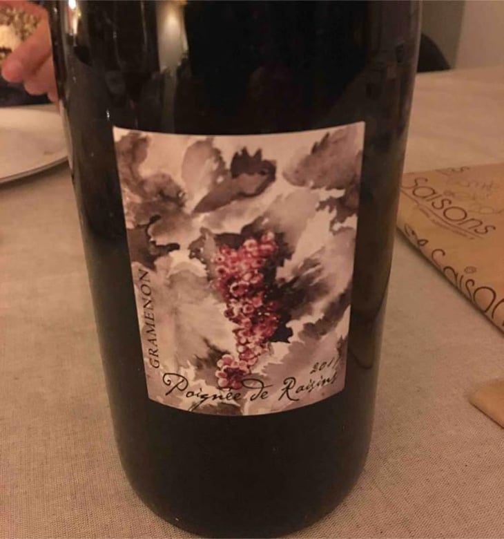 Poignée de Raisin - Domaine Gramenon - Michèle Aubéry-Laurent & Maxime-Francois Laurent 