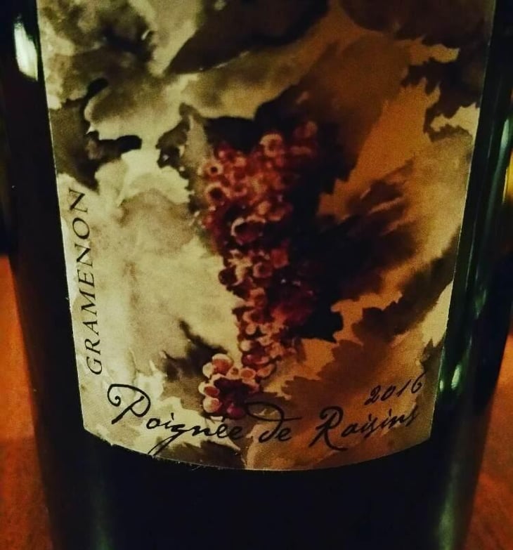 Poignée de Raisin - Domaine Gramenon - Michèle Aubéry-Laurent & Maxime-Francois Laurent 