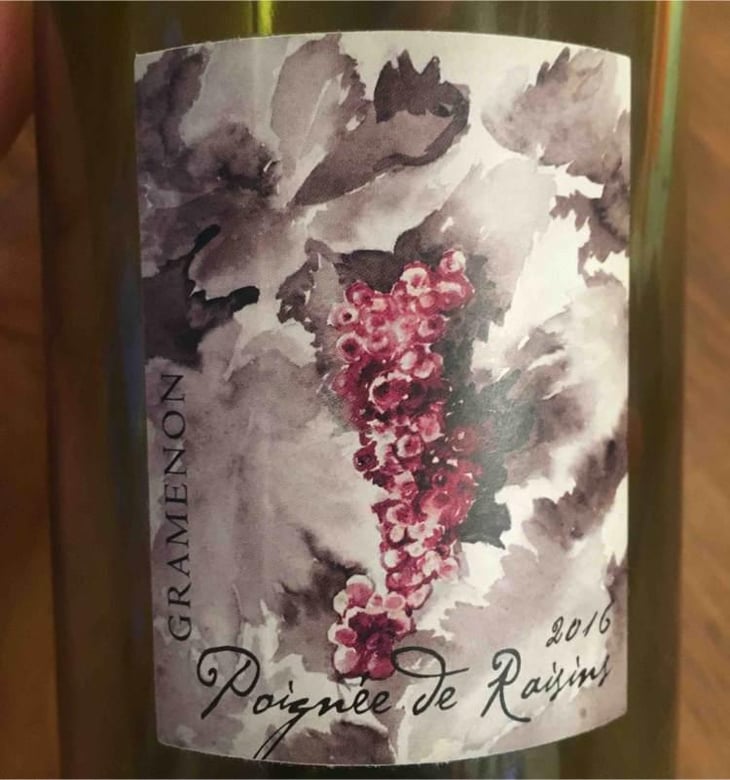 Poignée de Raisin - Domaine Gramenon - Michèle Aubéry-Laurent & Maxime-Francois Laurent 
