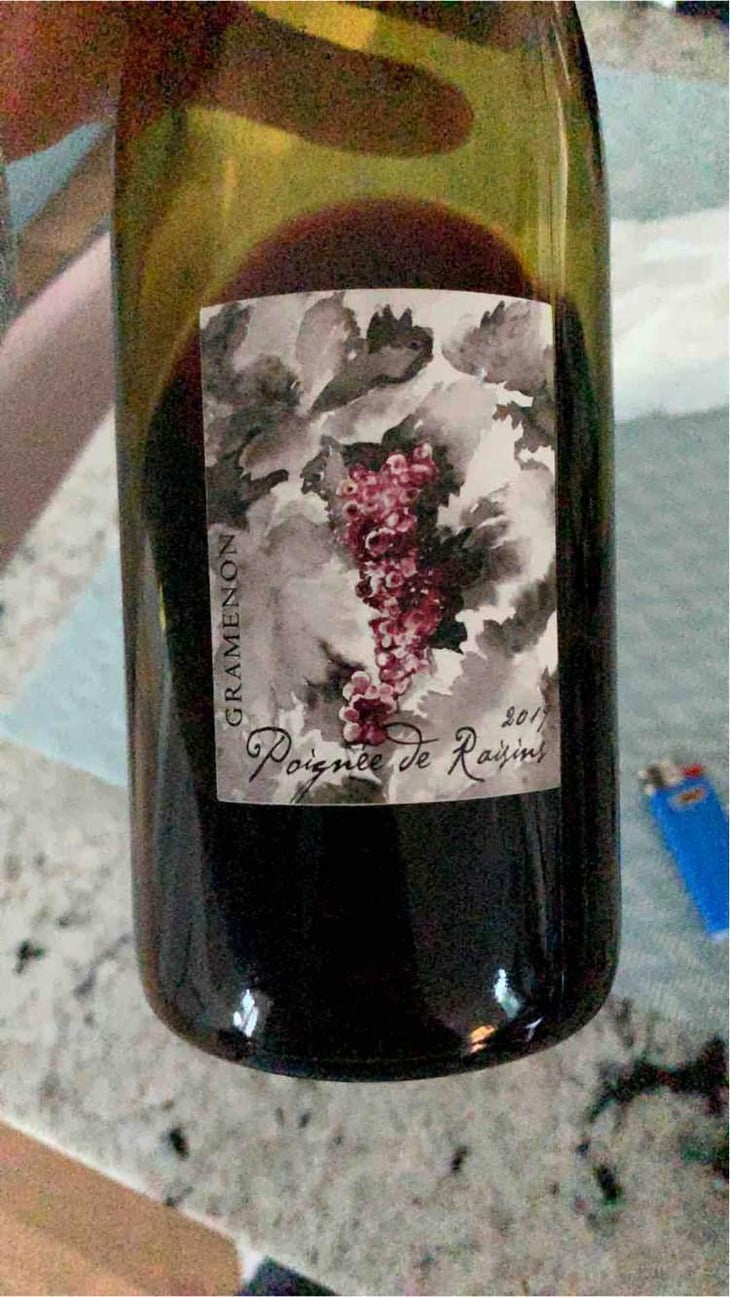 Poignée de Raisin - Domaine Gramenon - Michèle Aubéry-Laurent & Maxime-Francois Laurent 
