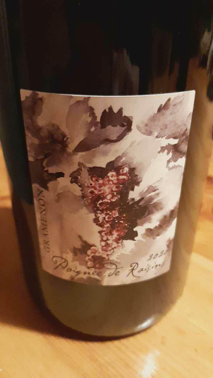 Poignée de Raisin - Domaine Gramenon - Michèle Aubéry-Laurent & Maxime-Francois Laurent 