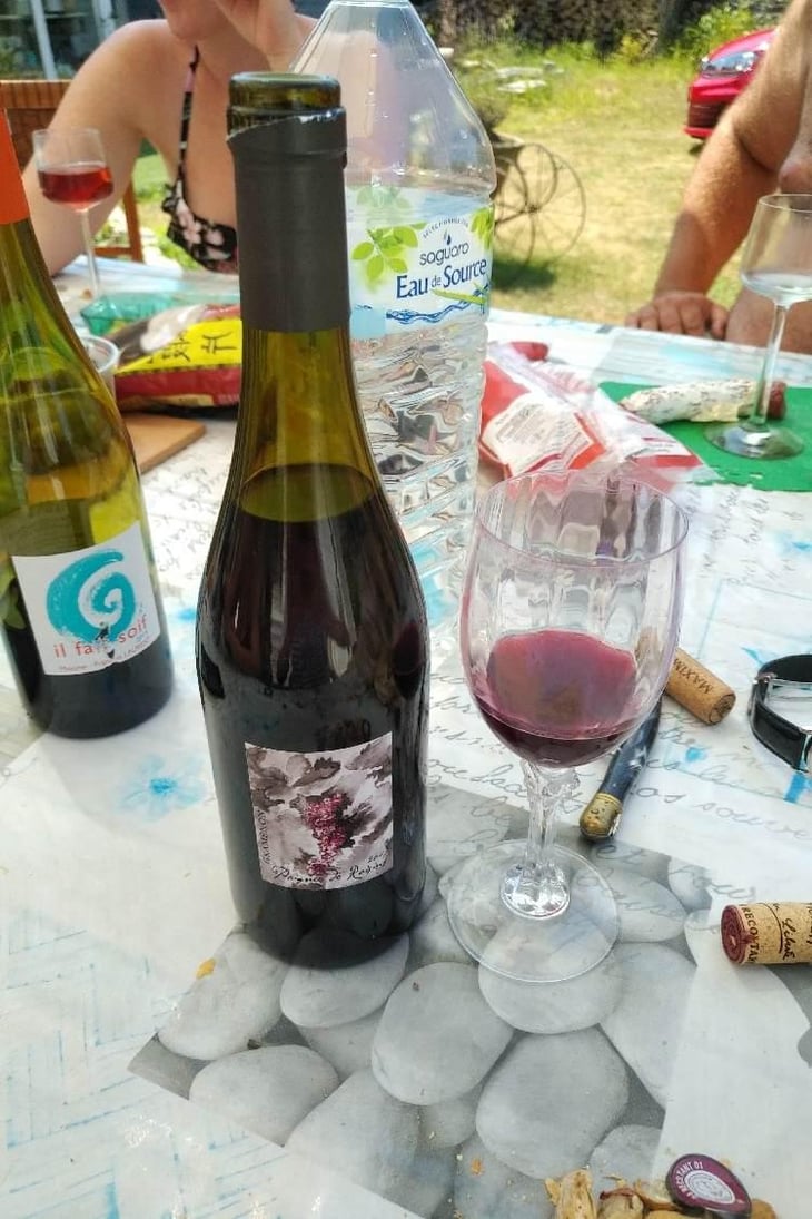 Poignée de Raisin - Domaine Gramenon - Michèle Aubéry-Laurent & Maxime-Francois Laurent 