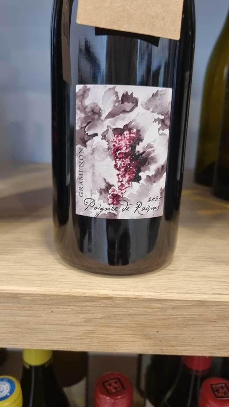 Poignée de Raisin - Domaine Gramenon - Michèle Aubéry-Laurent & Maxime-Francois Laurent 