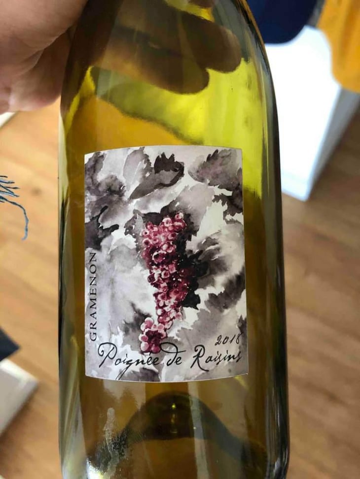 Poignée de Raisin - Domaine Gramenon - Michèle Aubéry-Laurent & Maxime-Francois Laurent 