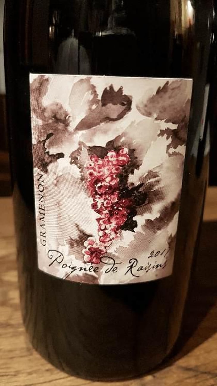 Poignée de Raisin - Domaine Gramenon - Michèle Aubéry-Laurent & Maxime-Francois Laurent 
